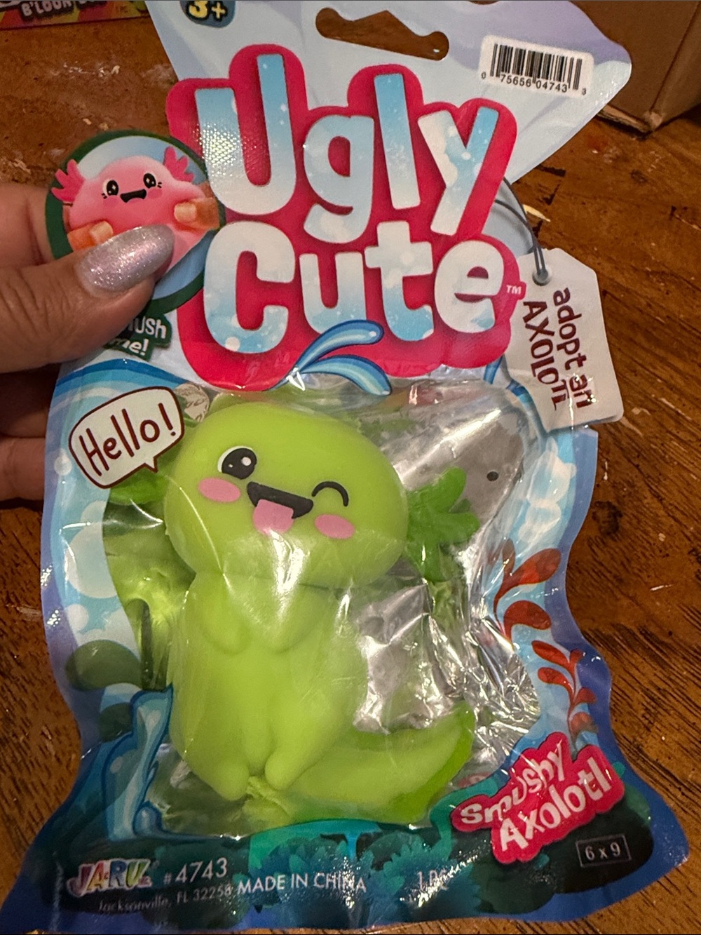 Green Axolotl Squishy Toy - Kids Toys
